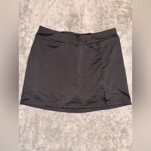 SHEIN Black Mini Skirt with Slit